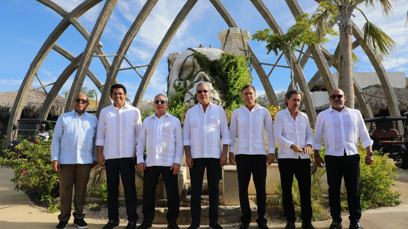 Presidente Luis Abinader en la inauguración de El Dorado Park en Cap Cana.